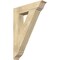 Ekena Millwork Traditional Traditional Rough Sawn Bracket, Douglas Fir, 6"W x 30"D x 42"H BKT06X30X42TRA01RDF - alternate 1